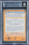 Sabres Pierre Turgeon Authentic Signed 1988 Topps #194 Card BAS Slabbed