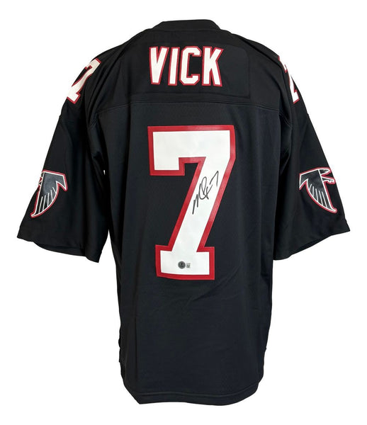 Michael Vick Signed Atlanta Falcons Mitchell & Ness NFL Legacy Jersey BAS ITP