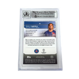 Bradley Barcola Signed 2023-24 Topps Now UCL #95 First Goal RC - BGS 10 AUTO 10