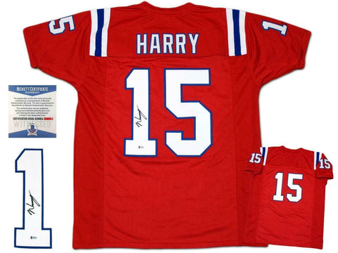 NKeal Harry Autographed SIGNED Jersey - Red - Beckett Authentic