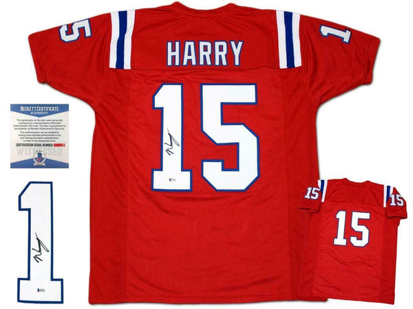 NKeal Harry Autographed SIGNED Jersey - Red - Beckett Authentic