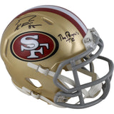 George Kittle Signed San Francisco 49ers Mini Helmet "Peoples TE" Beckett 49868