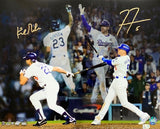 Freddie Freeman Kirk Gibson Signed World Series Game 1 Grand Slam 16x20 Photo