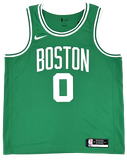 Jayson Tatum Boston Celtics Signed NBA Green Nike Swingman Jersey FANATICS