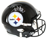 TJ Watt Autographed Pittsburgh Steelers Authentic Speed Helmet Beckett 29598
