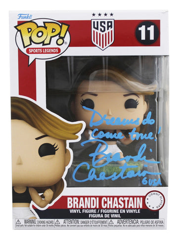Brandi Chastain USA Soccer "2x Insc" Signed #11 Funko Pop Figure PSA #AN41143