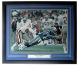 Steve Largent HOF Autographed/Inscribed Seahawks 16x20 Photo Framed MCS 205108