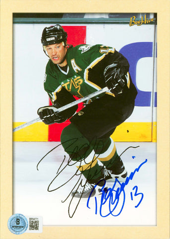 Stars Bill Guerin Signed 5x7 2005 Bee Hive Upper Deck Card BAS #BR54771