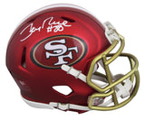 49ers Jerry Rice Authentic Signed Alternate Blaze Speed Mini Helmet Fanatics