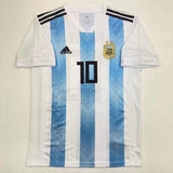 Autographed/Signed Lionel Leo Messi Argentina Blue/White Jersey Beckett BAS COA