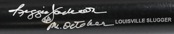 Reggie Jackson Black Louisville Slugger Pro Baseball Bat Mr. October - Beckett W