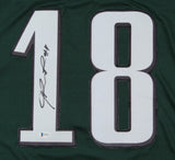 Jalen Reagor Signed Philadelphia Eagles Jersey (Beckett COA) 2020 1st Rd Pk /TCU