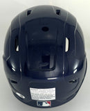 Brewers ISAAC COLLINS Signed Full Size Milwaukee Rawlings BLUE Helmet AUTO - JSA