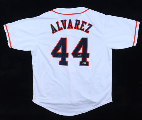 Yordan Alvarez Signed Houston Astros Jersey (Beckett) 3xAll Star D.H./ O.F.