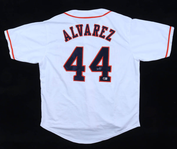 Yordan Alvarez Signed Houston Astros Jersey (Beckett) 3xAll Star D.H./ O.F.