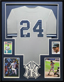 FRAMED NEW YORK YANKEES TINO MARTINEZ AUTOGRAPHED SIGNED JERSEY PSA COA