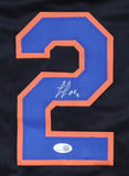 Luisangel Acuna Signed New York Mets Jersey (JSA) N.Y. Infielder / Ronald's Bro