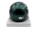 Kenny Gainwell Signed/Autographed Green Speed Mini Helmet Eagles BAS 192749