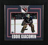 Rangers Eddie Giacomin "HOF 87" Authentic Signed 8x10 Horizontal Photo BAS