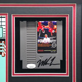 Mike Tyson Dual Auto Framed Punch-Out!! Cartridge & 11x14 Photo Collage NES JSA