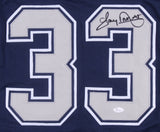 Tony Dorsett Signed Dallas Cowboys Jersey (JSA) 4xPro Bowl R.B. (1978,1981-1983)