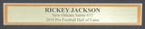 Rickey Jackson HOF Autographed 16x20 Photo New Orleans Saints Framed JSA