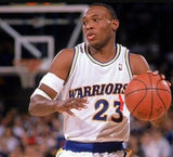 Tim Hardaway, Mitch Richmond, & Chris Mullin Signed Warriors Jersey (Beckett)