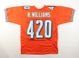 Ricky Williams Signed Dolphins Jersey "Smoke Weed Everyday!" & "Puff, Puff, Run"