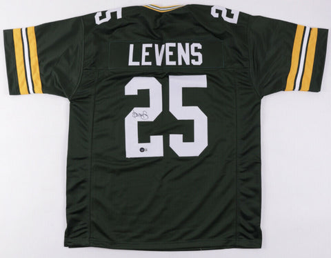 Dorsey Levens Signed Packers Jersey (Beckett Hologram) Green Bay R.B. 1994-2001