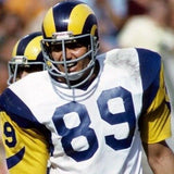 Fred Dryer Signed Rams Throwback Jersey (JSA COA) Los Angeles Rams D.E 1972-1981