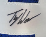 Tyler Warren Indianapolis Colts Pro-Style Custom Sewn Jersey JSA 201625