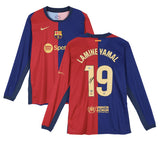 Lamine Yamal Autographed FC Barcelona 2024-25 Nike Long Sleeve Jersey Fanatics