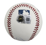 Rangers Nelson Cruz Authentic Signed Allen Selig OML Baseball BAS #BY103696