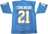 Chargers LaDainian Tomlinson Signed Powder Blue Jersey "HOF 17" Beckett Wit