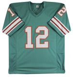 Bob Griese Authentic Signed Teal Pro Style Jersey Autographed JSA 2