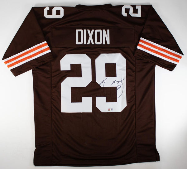 Hanford Dixon Signed Cleveland Browns Jersey (GTSM) 3xPro Bowl Defensive Back