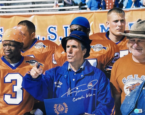 Henry Winkler Autographed/Signed The Water Boy 16x20 Photo Beckett 40570