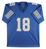 Isaac TeSlaa Authentic Signed Blue Pro Style Jersey Autographed BAS Witnessed