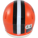 Ozzie Newsome Autographed/Signed Cleveland Browns 2024 Mini Helmet Beckett 50845
