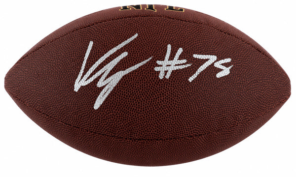 Kenneth Grant Signed Wilson Super Grip Full Size NFL Football - (SCHWARTZ COA)
