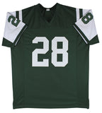 Curtis Martin Authentic Signed Green Pro Style Jersey Autographed PSA/DNA Itp