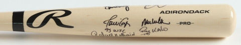 Atlanta Braves "95 W S Champs" Rawlings Bat Signed by (6) Klesko, Avery, Lopez,+
