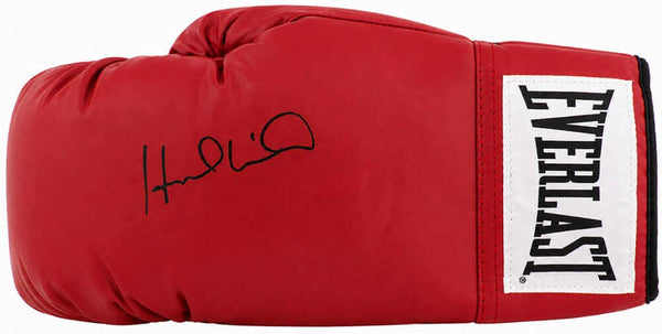 Evander Holyfield Signed Everlast Red Boxing Glove - (SCHWARTZ SPORTS COA)