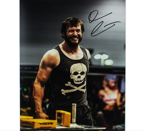 Devon Larratt Signed Unframed 16x20 Arm Wrestling Photo - Skull Tank Top