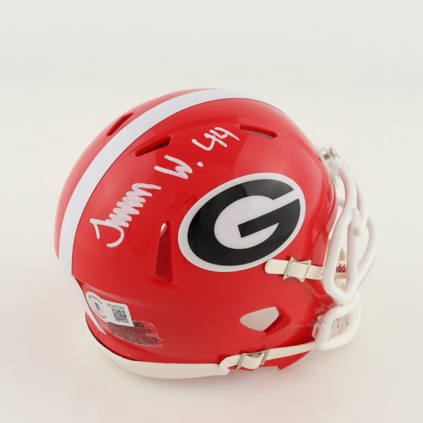 Travon Walker Signed Georgia Bulldogs Mini Helmet (Beckett) Jaguars #1 Draft Pk