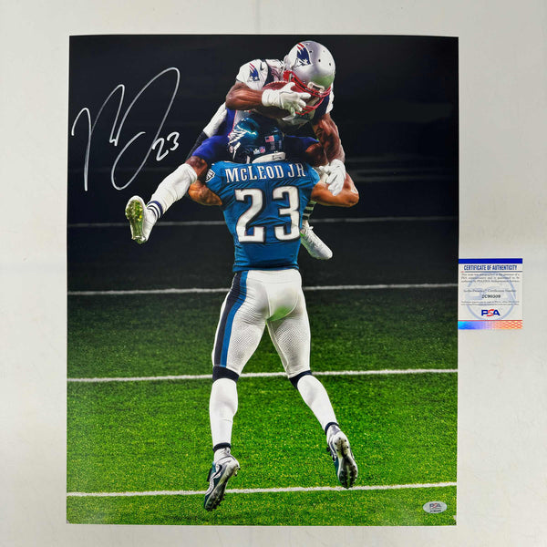 Autographed/Signed Rodney McLeod Jr Eagles Super Bowl LII 52 16x20 Photo JSA COA