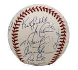 2001 Atlanta Braves Team Signed Baseball Maddux Chipper Glavine 31 Sigs JSA