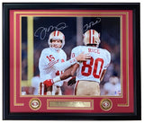 Joe Montana Jerry Rice Signed Framed 16x20 San Francisco 49ers Photo Fanatics