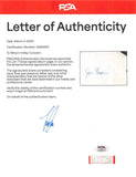 Jim Thorpe Authentic Signed 4x6 Cut Signature PSA/DNA #AQ00513
