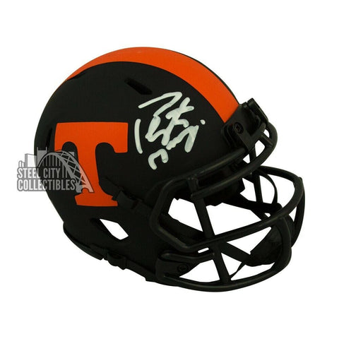 Peyton Manning Autographed Tennessee Eclipse Mini Football Helmet - Fanatics
